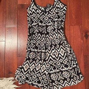 Black and white romper